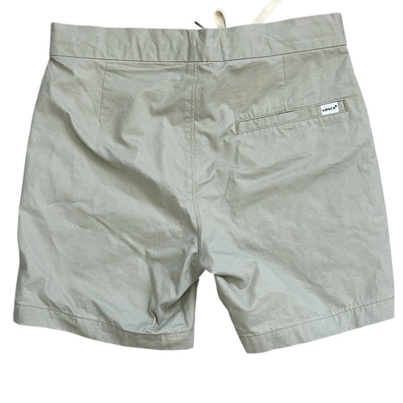 Levi Strauss Women's Gray Casual Shorts with Drawstring Sz 28 - Picture 12 of 12